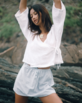 Fleur Skirt Spirulina Stripe