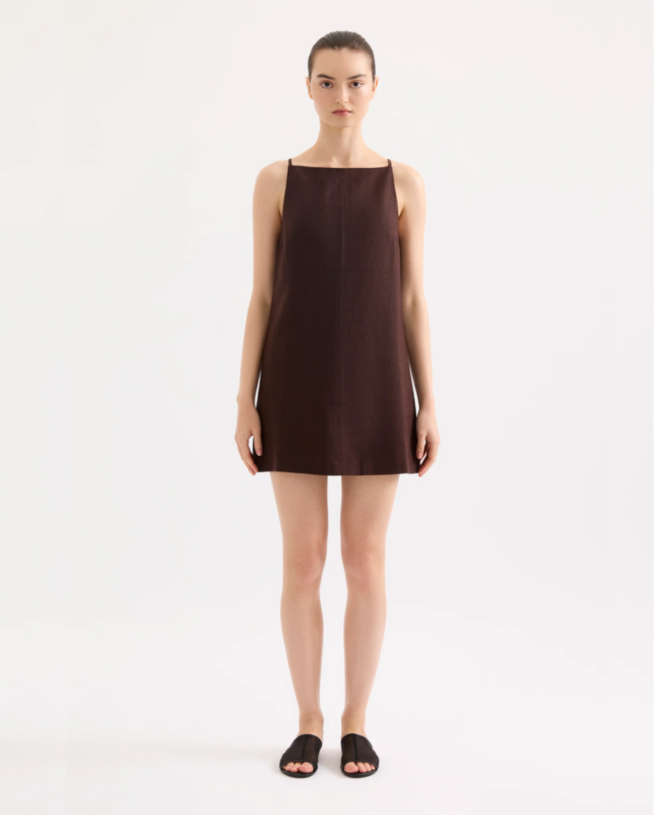 Mia Linen Mini Dress