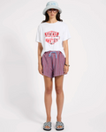 Terry Towel Shorts Red Blue