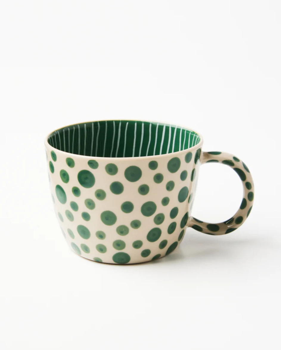 Chino Mug Green Spot