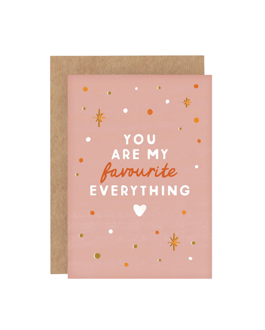 Favourite Everything Card