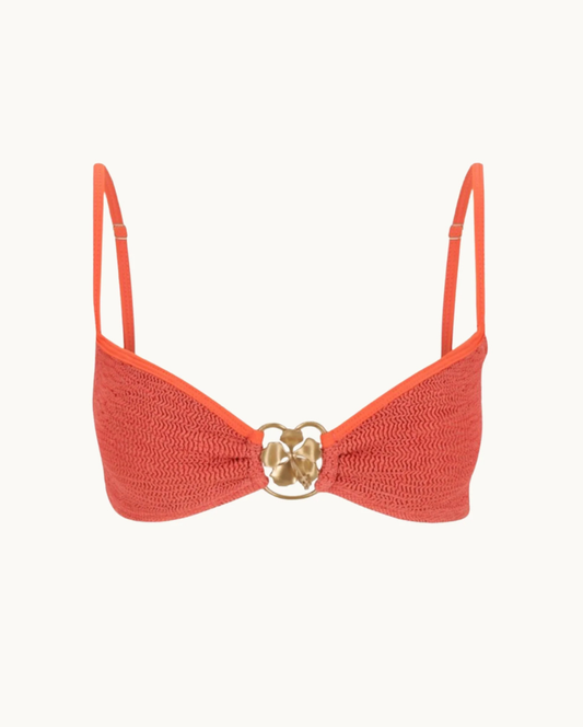 Luna Kini Top Coral