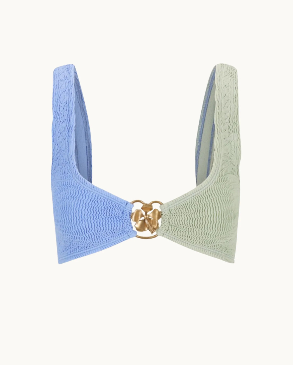 Lanai Kini Top Cornflower Sage