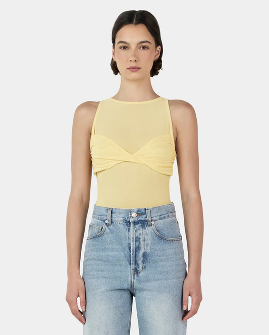Halsey Mesh Top Lemon