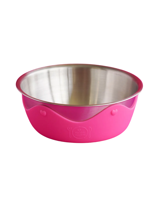 Kids Stainless Steel Bowl Pink