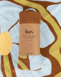 Organic Swaddle Fleur Umber