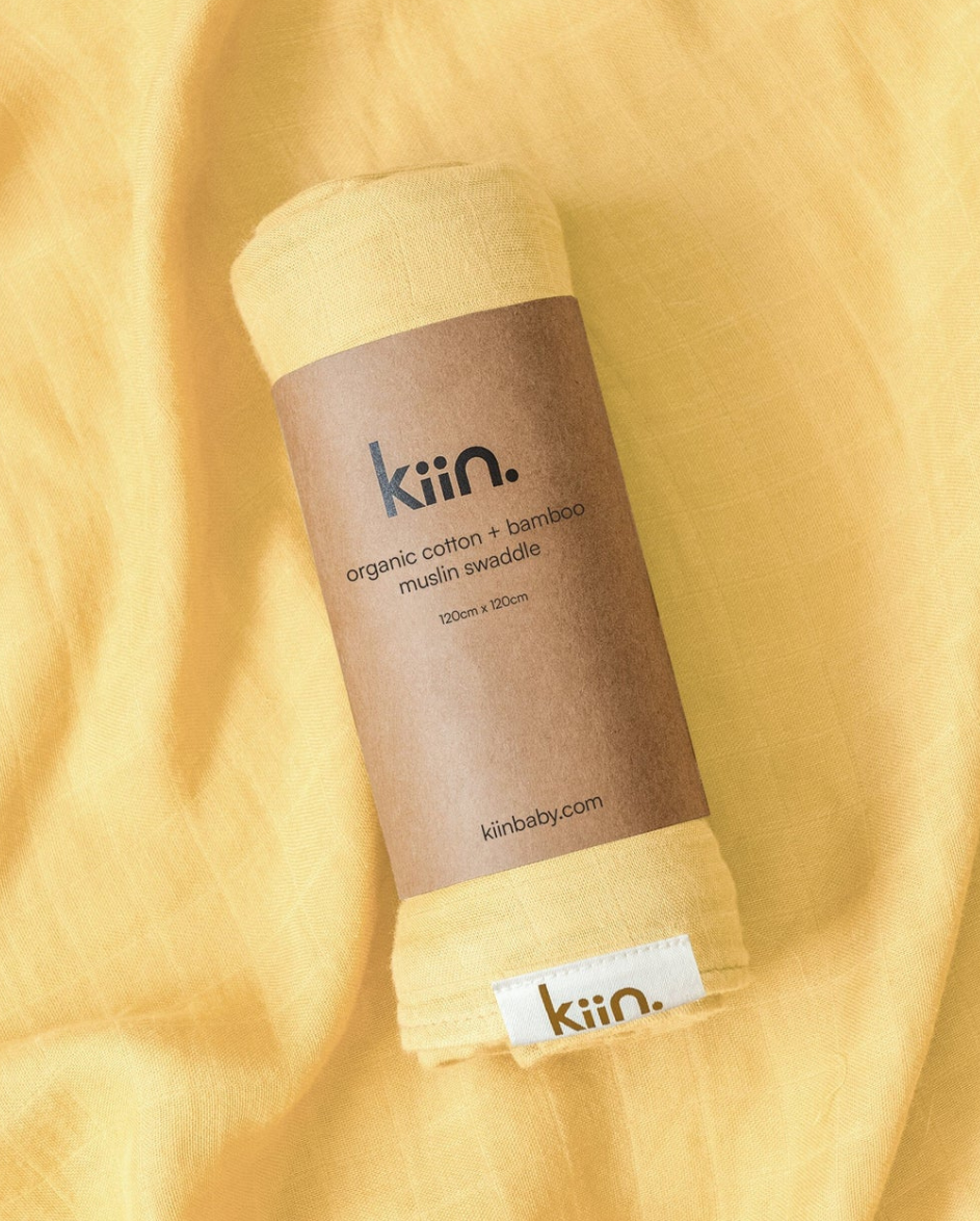 Organic Swaddle Buttercup