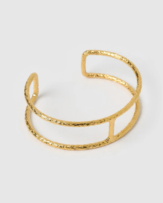 Maya Gold Cuff Bracelet