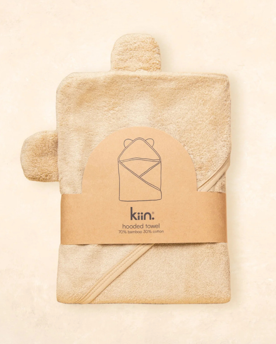 Hooded Towel Oat