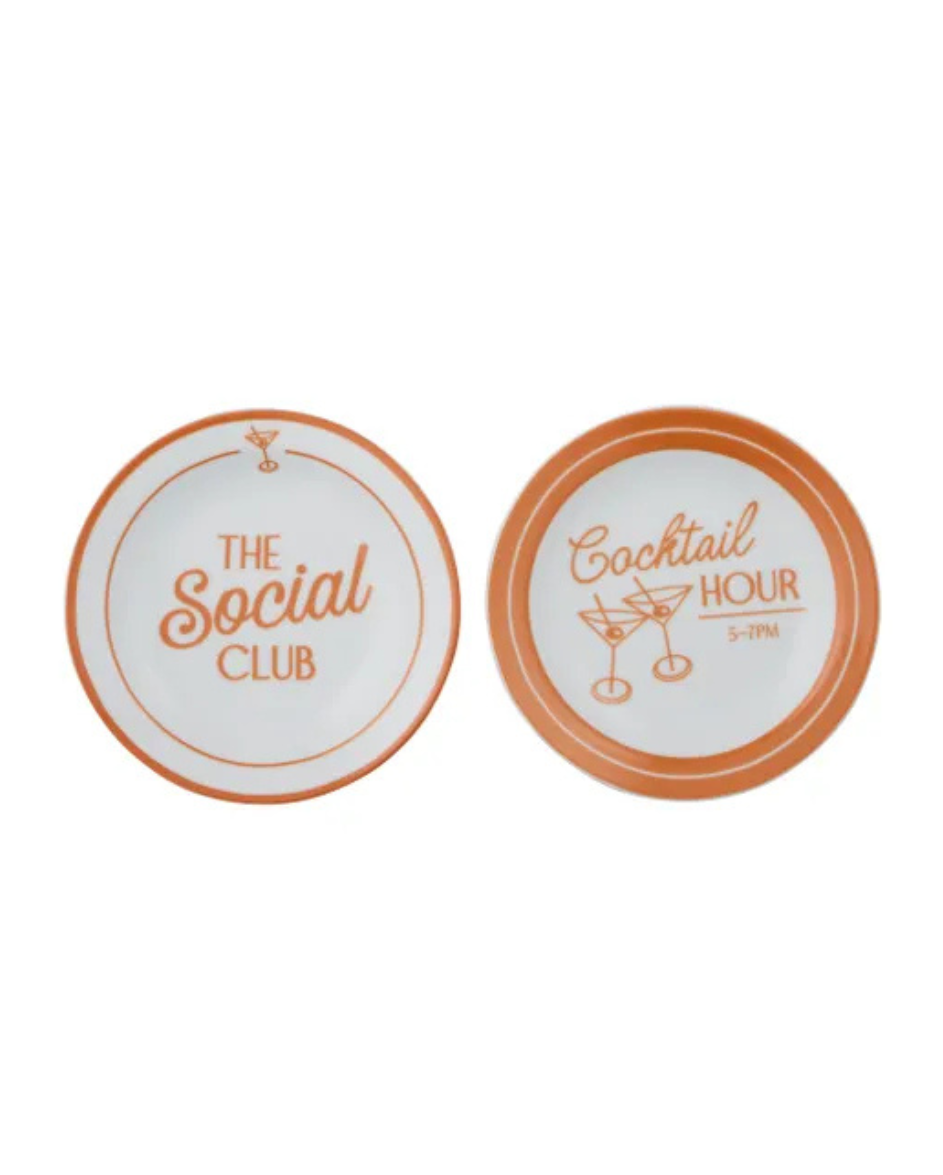 Social Club Ceramic Plate