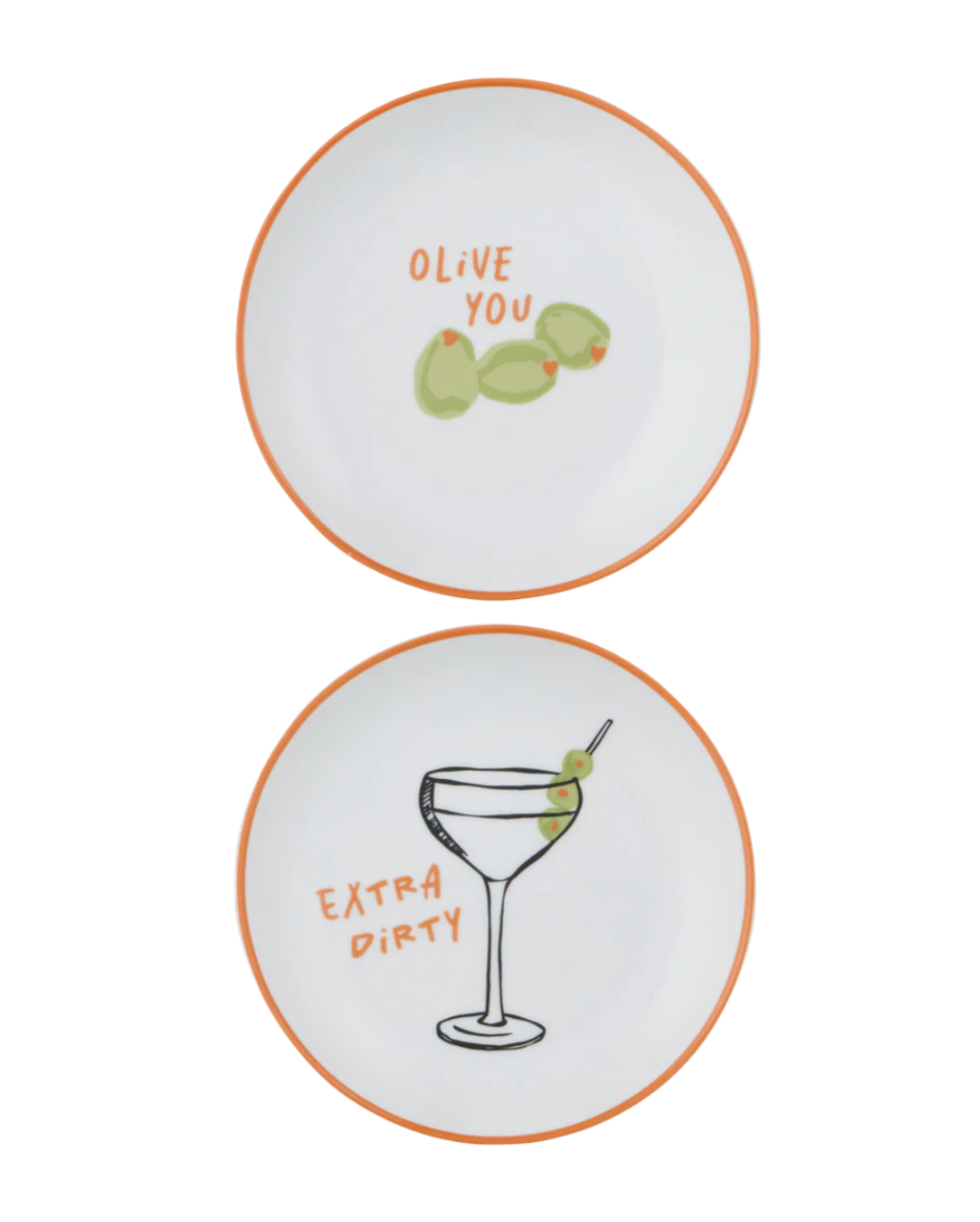 Saucy Ceramic Plate Olive You