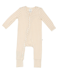 Neutral Gingham Onesie