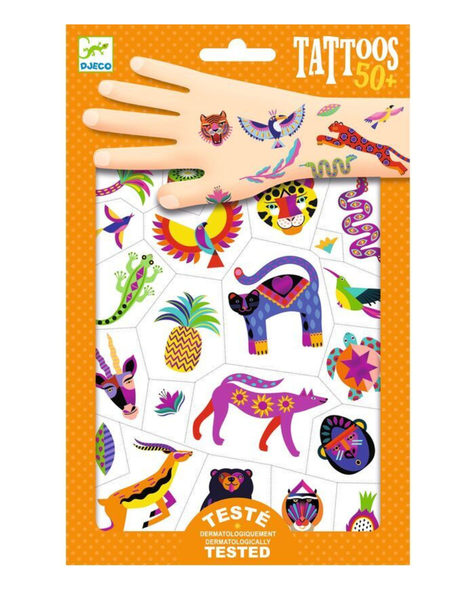 Wild Beauty Tattoo Sheet