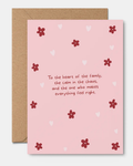Heart Of The Family Card