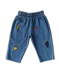 Fruit Salad Denim Pants