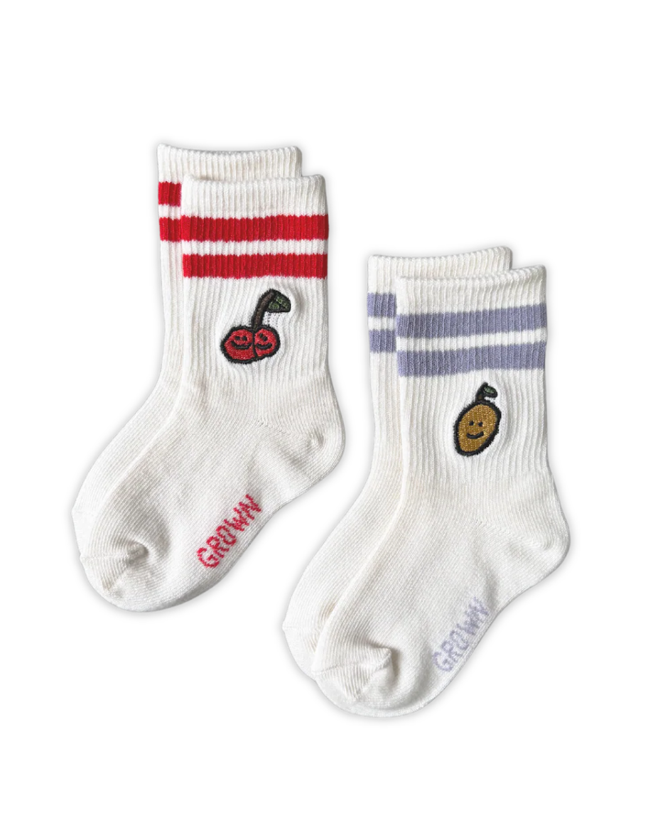 2 Pack Fruit Salad Socks