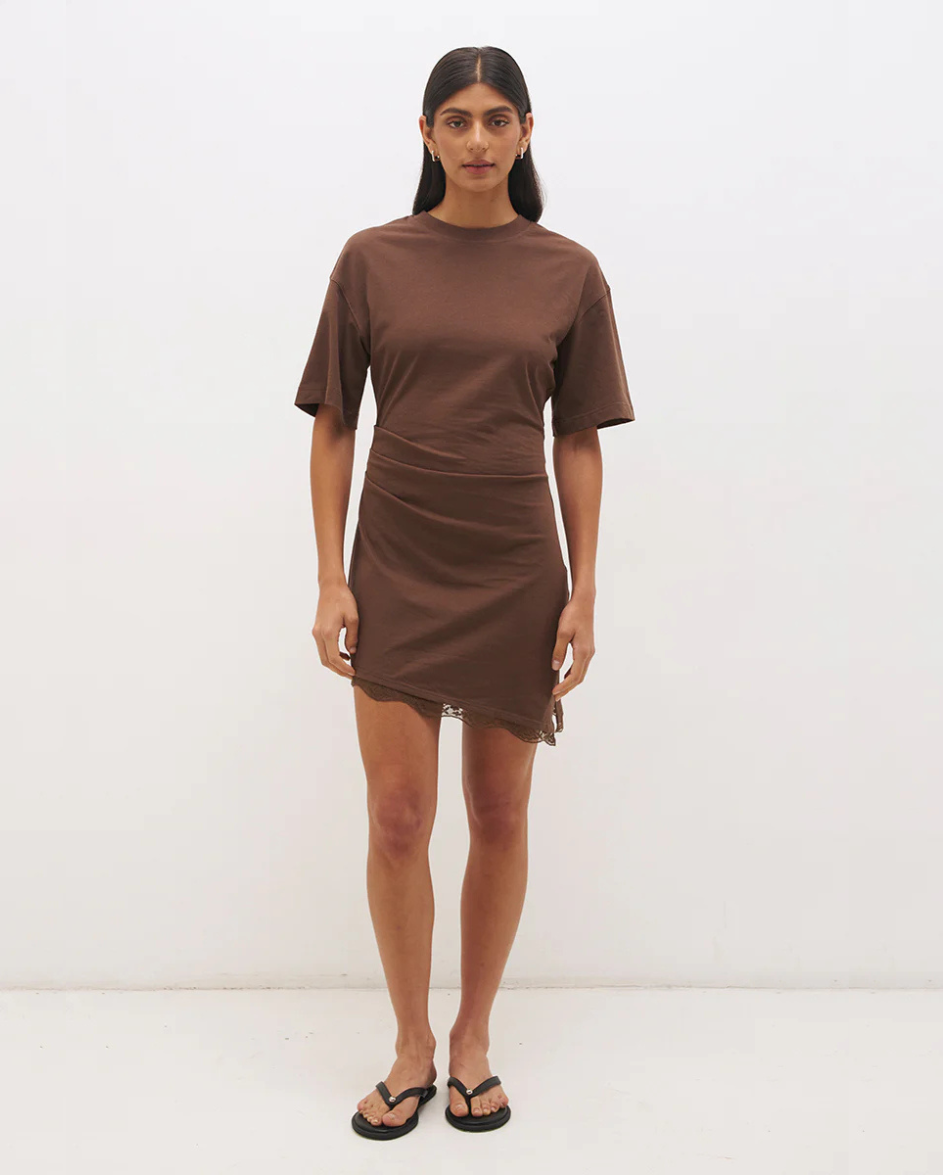 Liora Mini Dress Fudge
