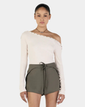 Quinn Long Sleeve Top Cream