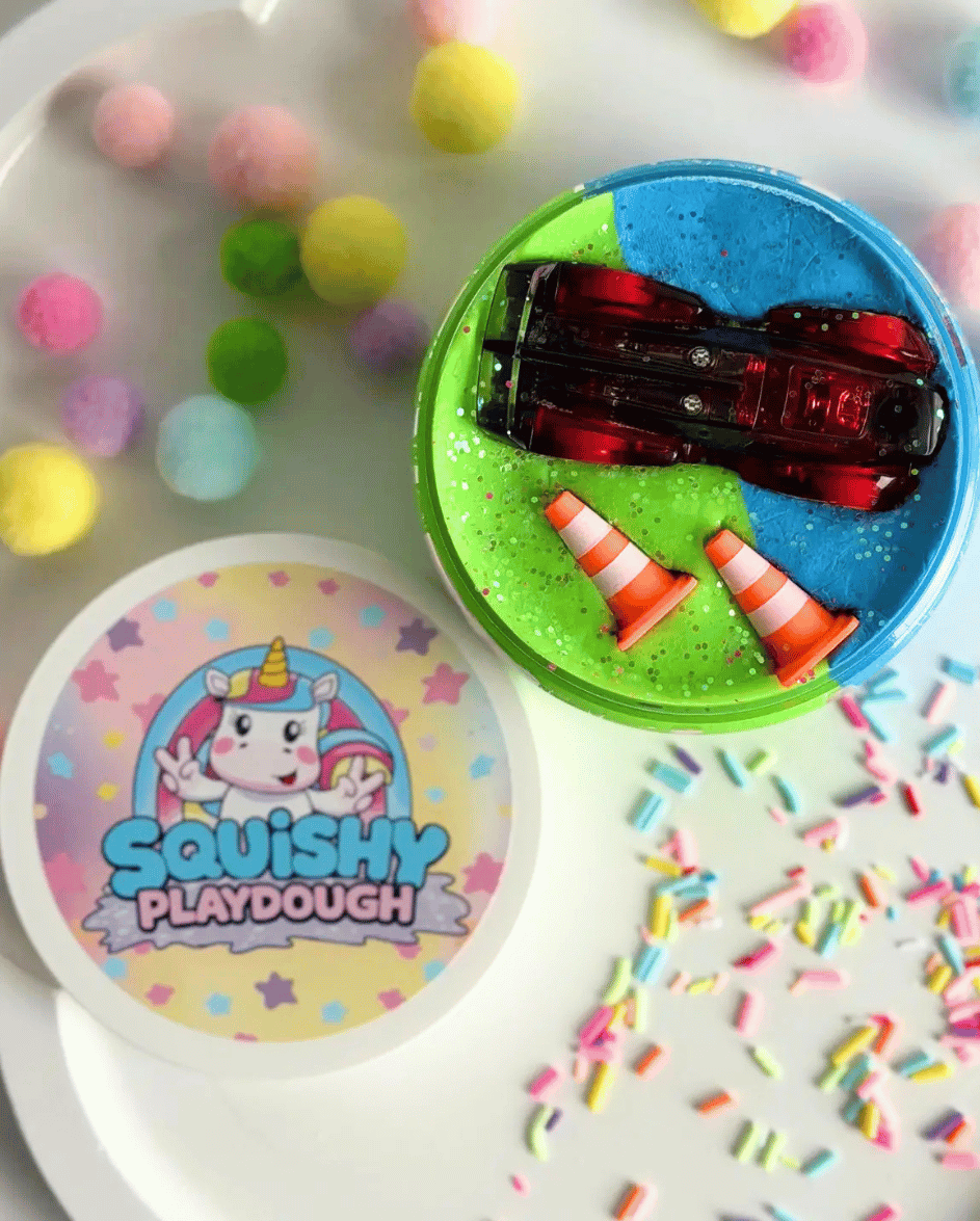 Lets Race Playdough 250g Tub