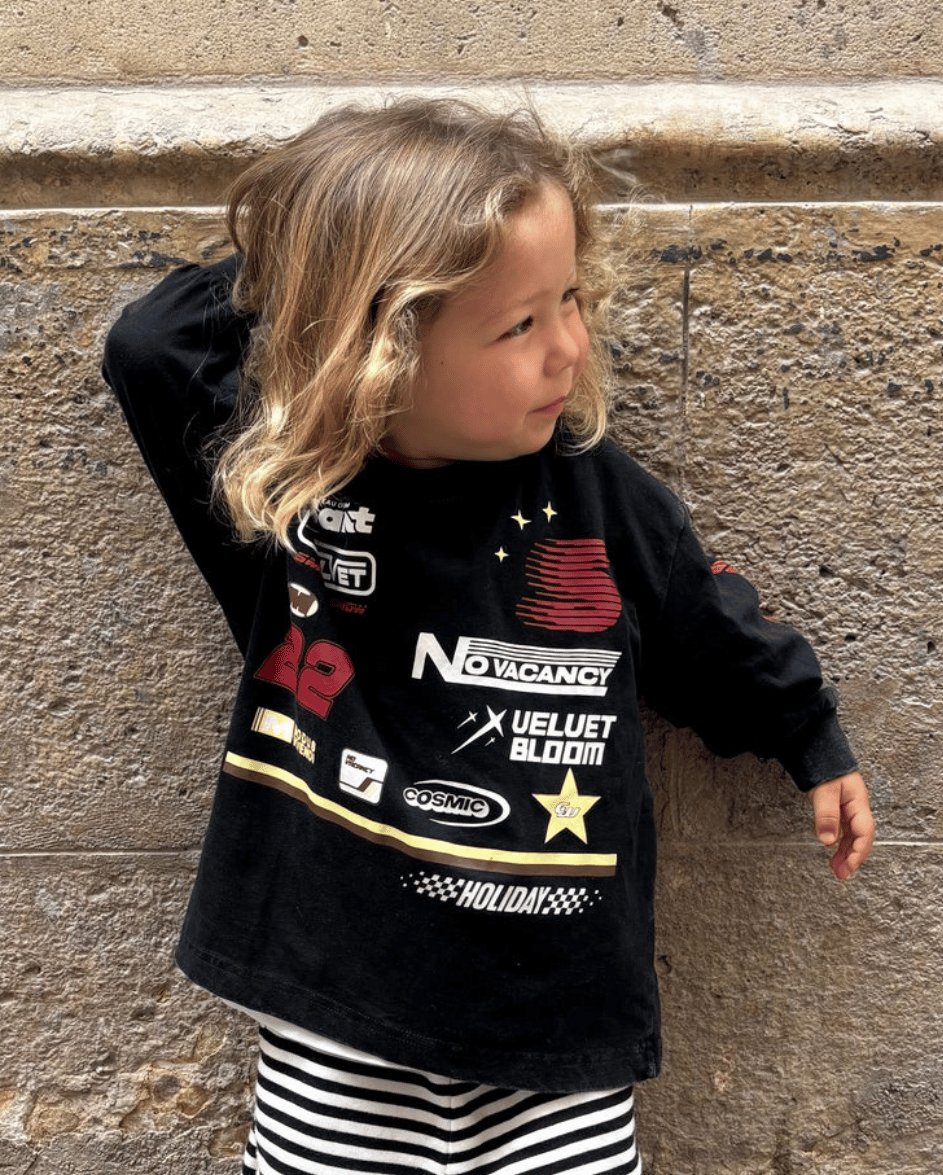 SŚAINT Kids Moto Tee Black