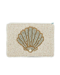 Venus Beaded Pouch Seafoam