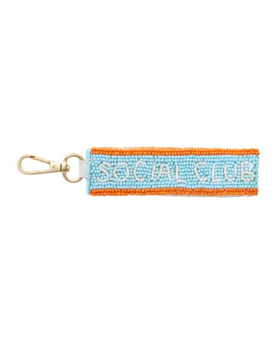 Social Club Beaded Keyring