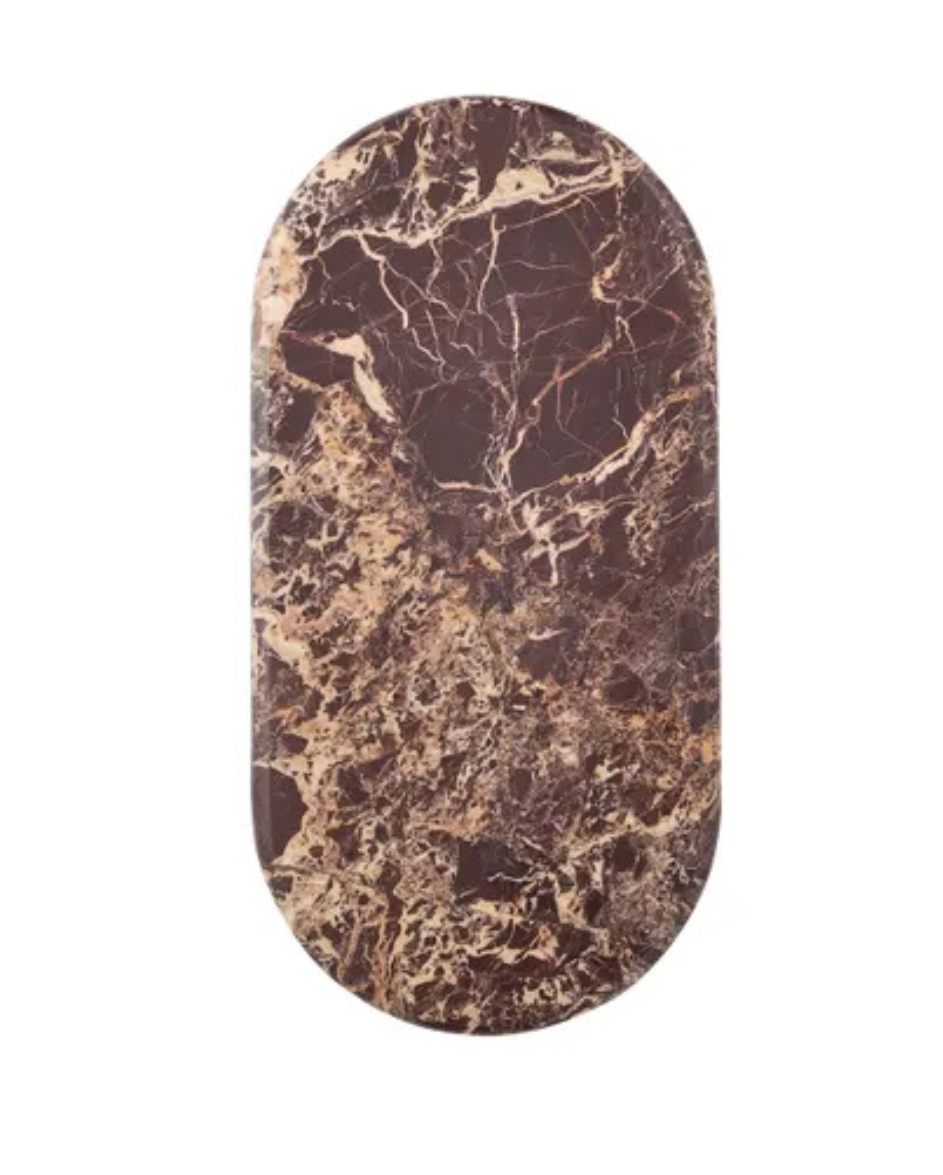 Ohio Marble Tray Claret