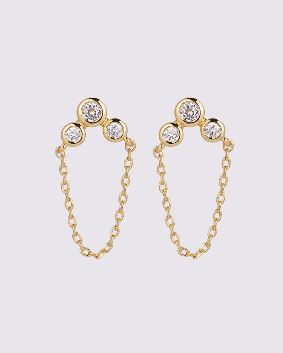 Tia Stud Gold