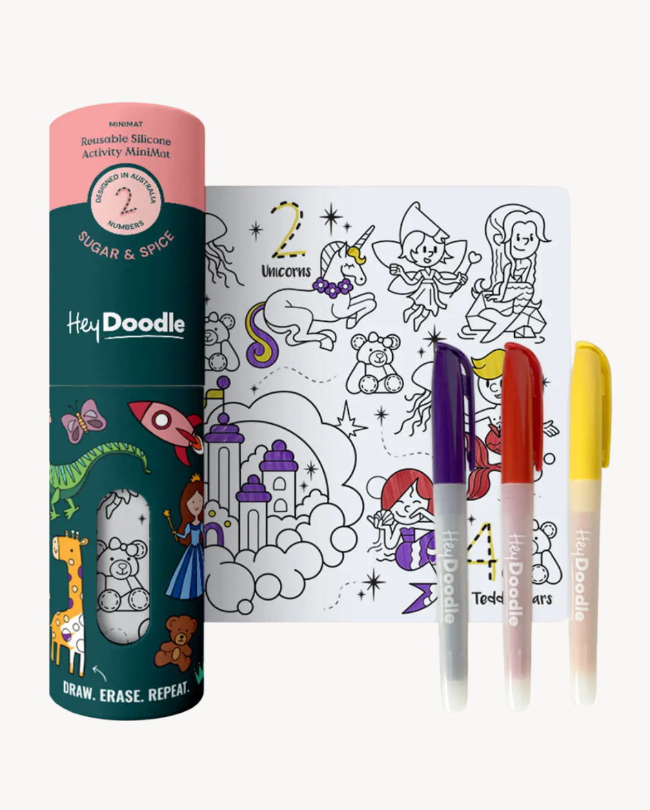 Sugar & Spice Mini Colouring & Doodle Mat