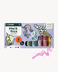 Peel & Stick Glitter Paint Set For Window Art