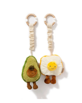 Avocado & Egg Stroller Toys