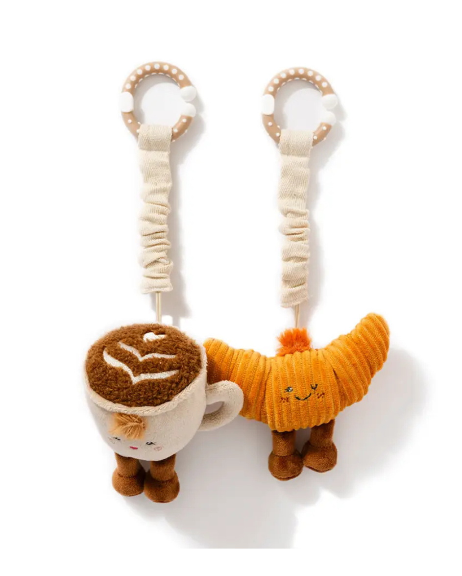 Coffee & Croissant Stroller Toys