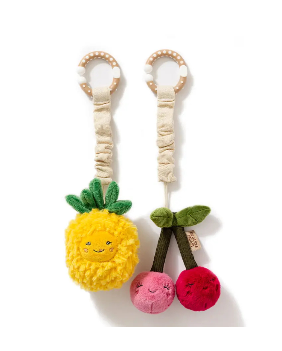Pineapple & Cherries Stroller Toys