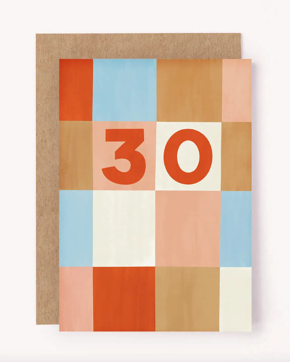 THIRTY Birthday Card
