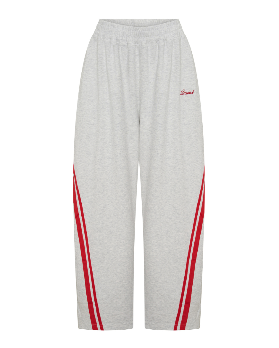 Barrel Pant Grey Red