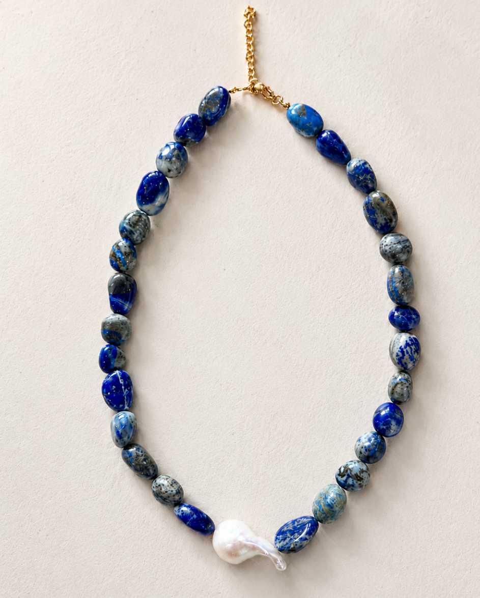 Sera Necklace Blue