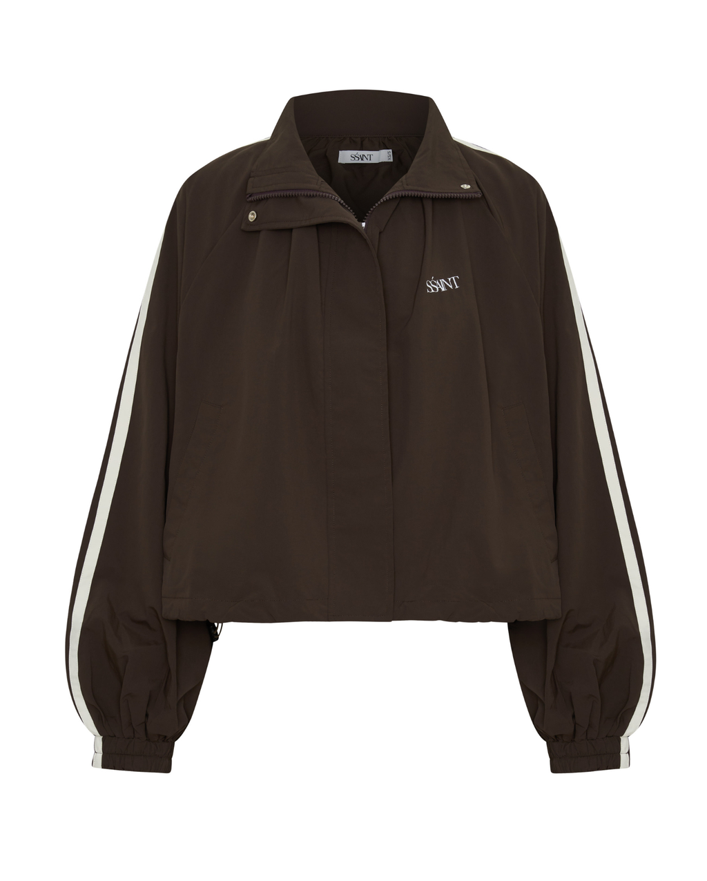 Fight Night Windbreaker Jacket Brown