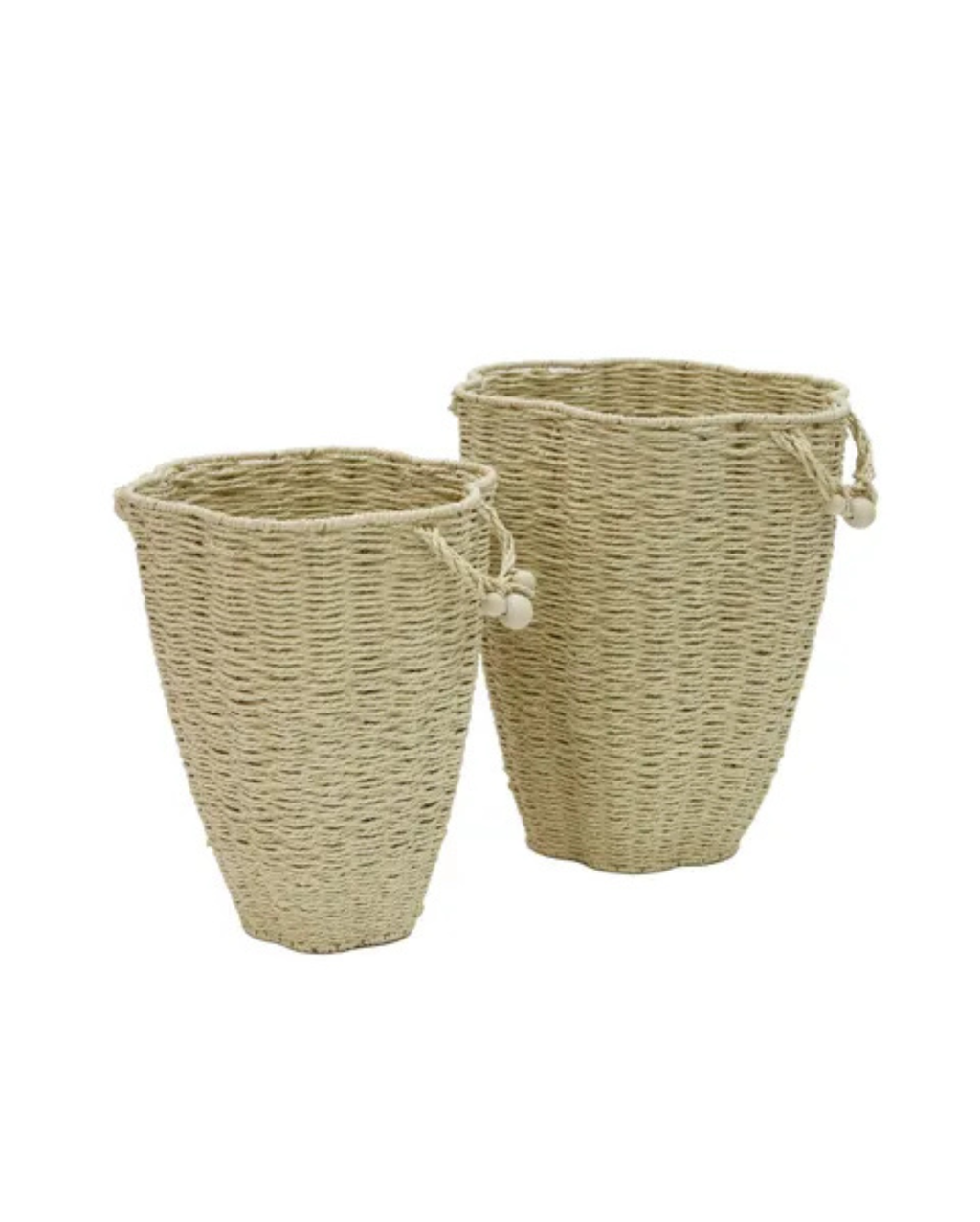 Clifton S/2 Paper Baskets Natural