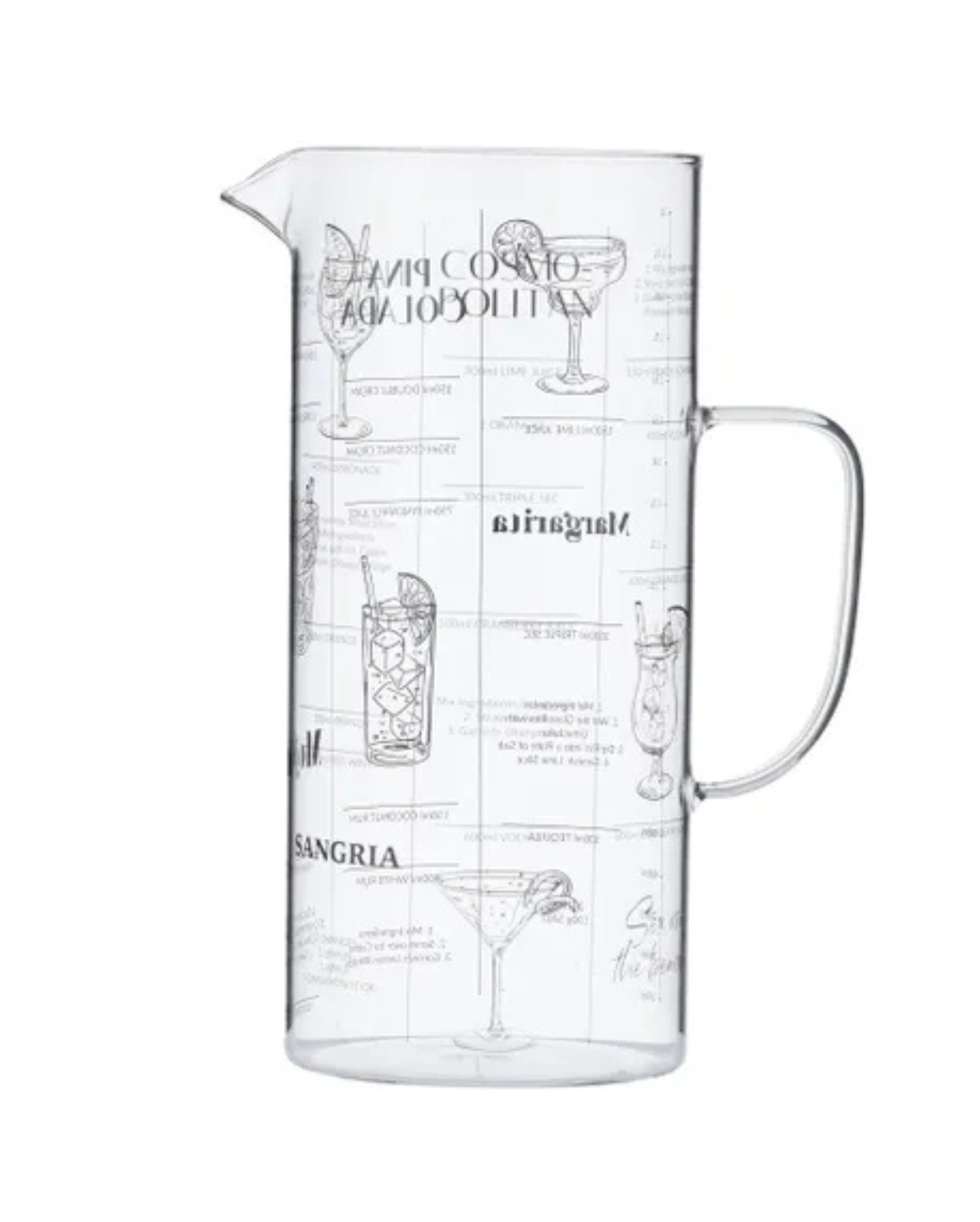 Make Me A Cocktail Glass Jug