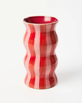 Palma Vase Red Stripe