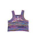 Knitted Singlet Top Rainbow