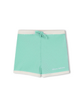 Mini Stripe Surf Short - Aqua