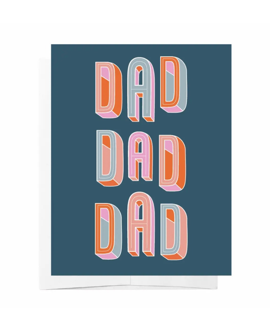 Dad Dad Dad Card