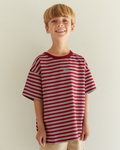 Zion Tee Cherry Stripe