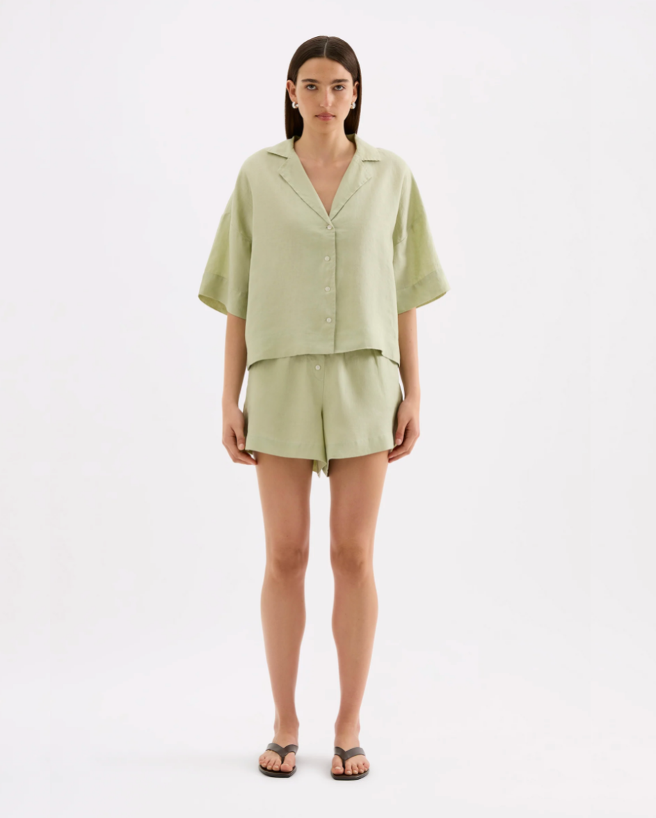 Lounge Linen Shirt Dew