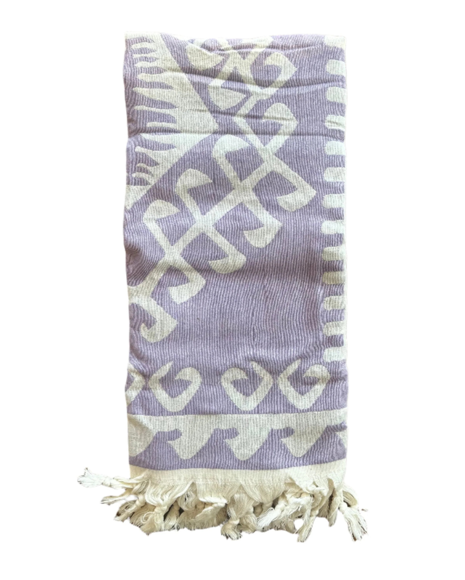 Aztec Towel Lilac