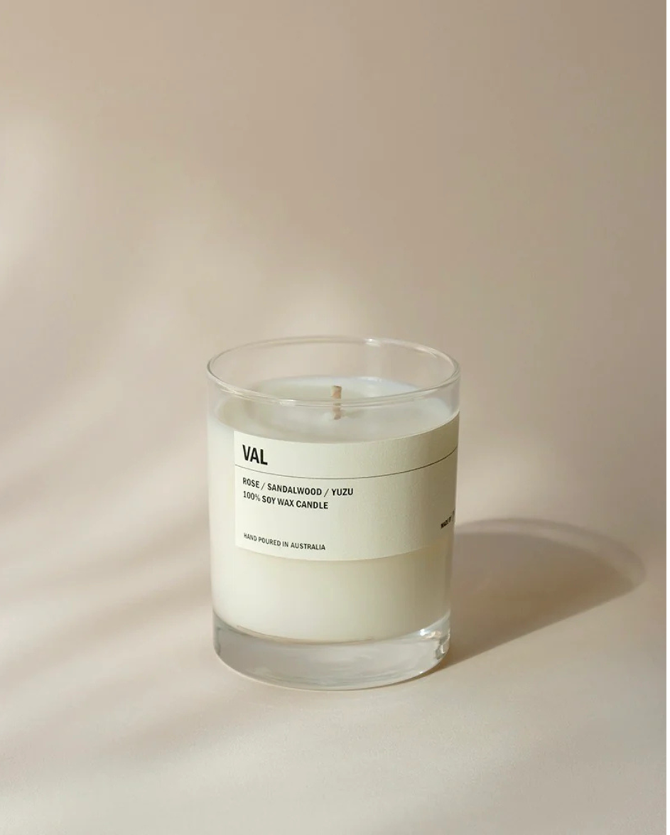 Clear Soy Candle VAL