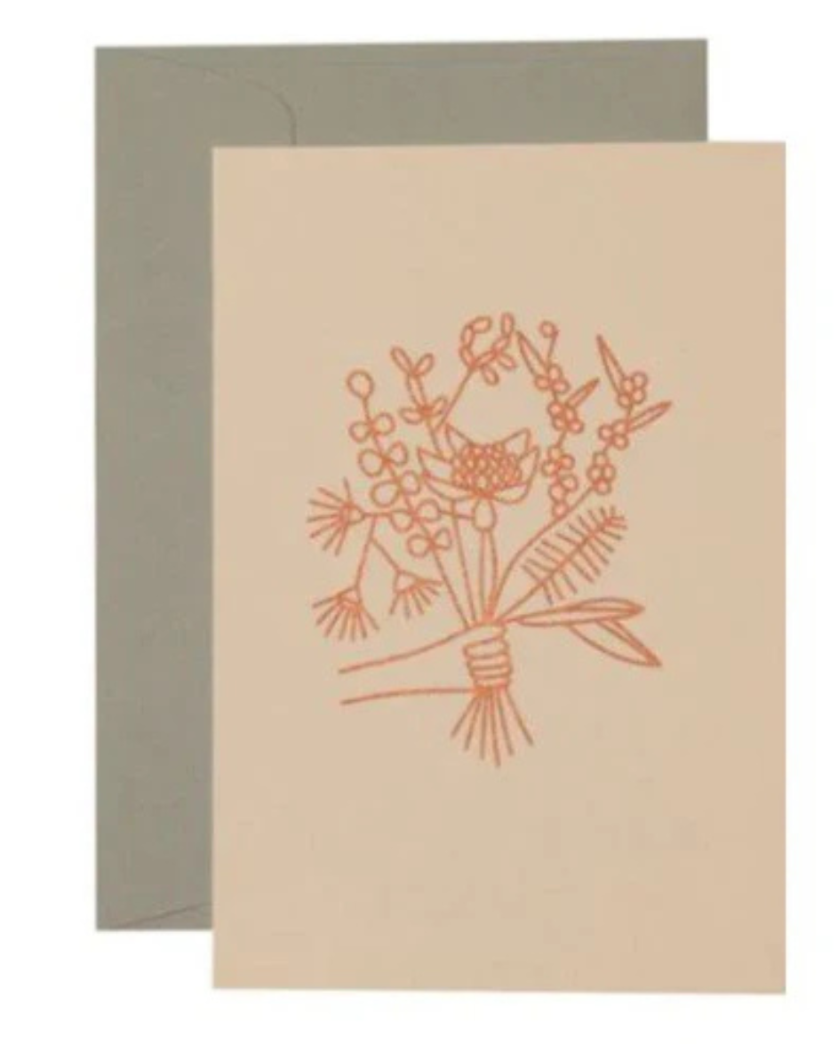 Native Bunch Copper Card