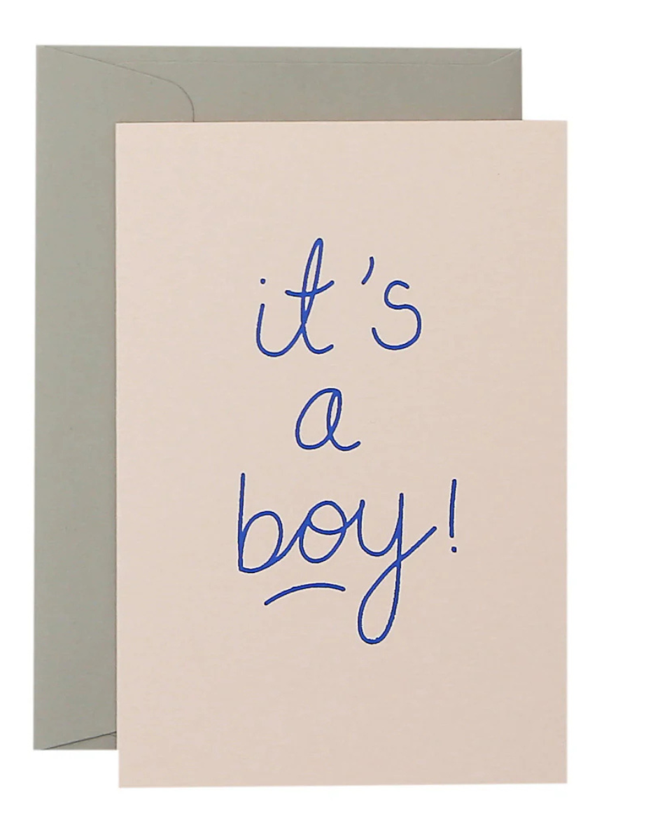 Its a Boy Card