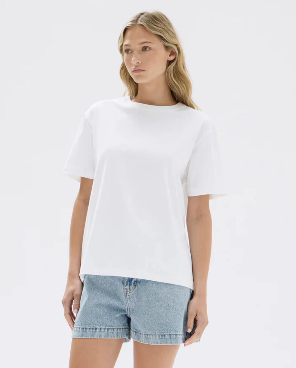 Organic Base Tee White